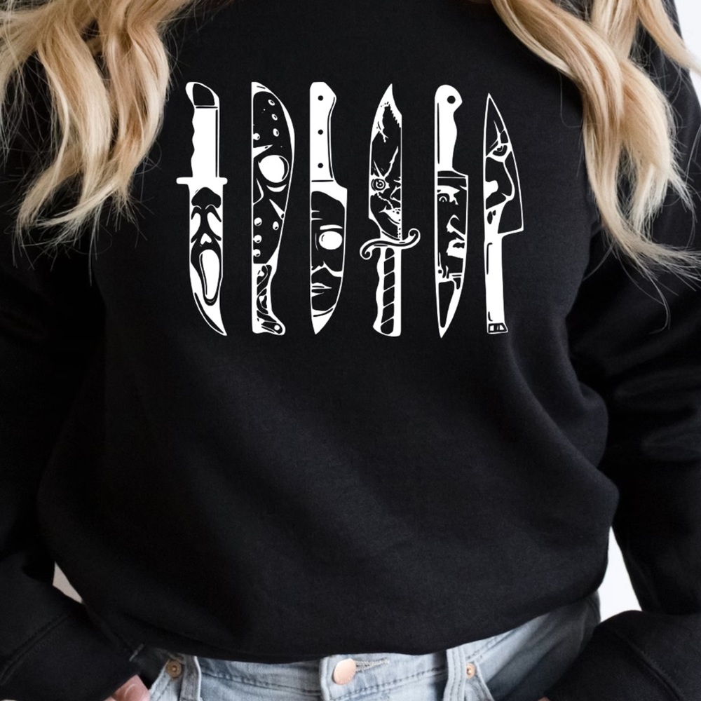 Horror Movie Knives Sweatshirt